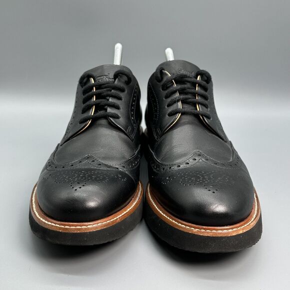 Samuel Hubbard M2130-048 Men\'s Size 8 Tipping Point Oxford Shoes Black Leather main image 6